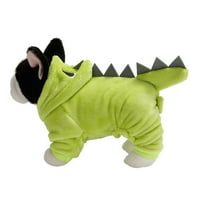 Reheyre Halloween Kućni ljubimci Pas Puppy Hoodie Odeća Slatka dinosaur Party Cosplay kostim
