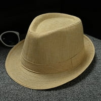 FVWitlyh nadzemni vizir i žene Retro Jazz Hat Soild Britanska šešir za sunčanje Travel Hat na otvorenom