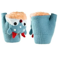 Neobrađena božićna djeca zimske rukavice meke pletene rukavice debela hladnoća za zaštitu Mitten pokloni