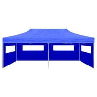 Plavi sklopivi pop-up party šator 9'10 19'8
