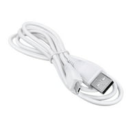 3,3ft bijeli mikro USB kabelski laptop 5V DC punjač za punjač za napajanje za Stanley Fatma WPLED-ovi