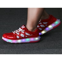 Welliumity Kids klizajući cipele za cipele up tenisice LED valjak za rođendanski poklon hodanje cipele