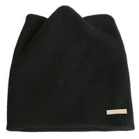 Kiplyki veleprodaja mačja uha pletena pulover šešir Ženske solidne boje zimska kapa za toplu uho