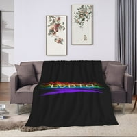 Douzhe ultra-meka mikro runo lagana flannela baca, dugina LGBTQ Pride lgbt print cosy cosy prekrivači
