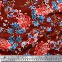 Soimoi pamučne poplin tkanine cvjetne tkanine otisci sa dvorištem širom