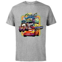 Disney Pixar Cars Radiator Springs Classic - pamučna majica kratkih rukava za odrasle - prilagođeno-atletski