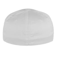 FlexFit bejzbol šešir po mjeri inicijali a do z z zakrivljenog računa, bijela kapa crvena NV