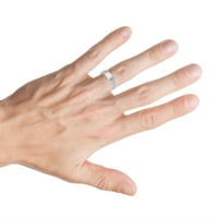 Prilagođeni personalizirani graviranje vjenčanih prstena za prsten za njega i njezin titanijski pojas