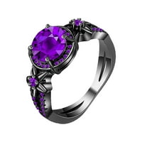 Nakit za ženske prstenove prstenaste prsten za ring dijamantski prsten za srce elegantno rinestone prsten