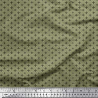 Soimoi pamučna voile tkanina Geometrijska malog motiva za pljesak tkanine otisci sa dvorištem širom