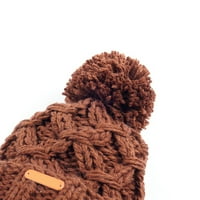 Wofedyo šeširi za muškarce jesen i zimski ženski pleteni konjanski šešir vune prazan gornji poklopac