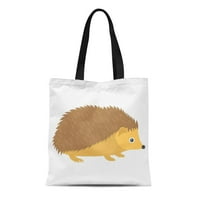 Platnene točke torbe igle ježeve slatke male životi u parkovima Trajna za višekratna trska za kupovinu