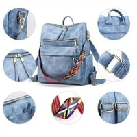 Fuleadse-ženski ruksak od sintetičkog kože, moderna školska torba, dizajnerski ruksak visokog kapaciteta,