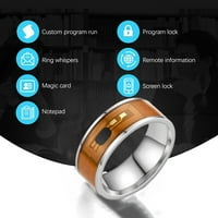 Kayannuo prstenovi natrag na čišćenje škole NFC mobilni telefon Pametni prsten od nehrđajućeg čelika