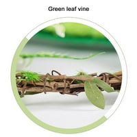 Lingouzi uskršnji vijenac sa zelenim zečom travom zeko uskršnja dekor umjetni vijenac za proljetni vijenac