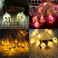 Wirlsweal Halloween Svjetlo Smiješan slatki kostur Ghost bundeve palise za pahulje Scene Razni LED string
