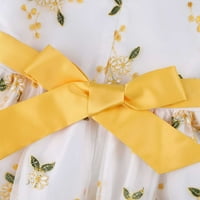 Vezerovana rubknot haljina mreža Princess Tutu Toddlers Baby haljina Djevojke Ljetne mrežice Princess