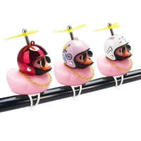 Bayell guma Ducrubber Duck Ukrasi ružičaste patke Bike Bell Cute patka Automatsko autočetara za nadzorno