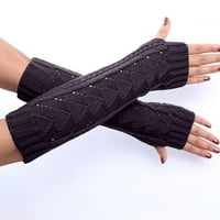 Zimske rukavice žene jednostavne modne pletene šuplje tople rukavice zimska odjeća na otvorenom