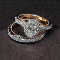 Vjenčani bend u titanijumskim prstenom za venčani prsten za angažman prsten
