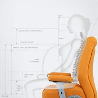 Gaming stolica s naslonima za ruke, uredski stolica s podesivom visinom i naslonom, ergonomska okretna
