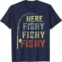 Ribolov-majica za drvo-Fishy Fish Tata Poklon Žena Boy Kids Funny Majica