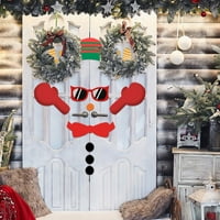 Randolph božićne naljepnice Slatki snjegović Santa Božićni namotači ukras ukras ukras sa ljepilom naljepnica