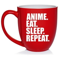 Anime jede ponoviti spavanje keramički šalica za kafu poklon čaj za nju, on, sestra, brat, supruga,