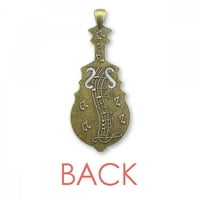 Kina Francuska Eiffel Tower Lion ogrlica Antikni gitarski nakit Music Privjesak