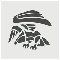 Zemljište geometrijskog orla jastreb ptica plena DIY COOKIE WALL CRAFL CLAFL