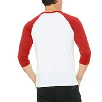 Unise Red Bandana Chihuahua Face B Bijela crvena c rukava Baseball majica 2x-Large