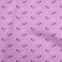 Onuone poliester Spande Fuschia Pink Tkaninski ocean val Šivaći materijal Ispis tkanina sa dvorištem