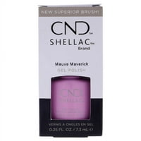 ShellAc boja noktiju - Mauve Maverick by CND za žene - 0. OZ lak za nokte