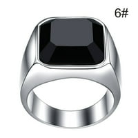 Prstenovi koji prodaju evropske i američke kreativne prstene crni čelični boju muški prsten vječne obloge