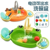 Igračke za simulaciju kuhinje Kruže vodeni vodeni sudoper Rano djetinjstvo roditelj-dječje igračke za