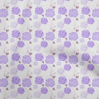 Onuone viskoznog dresa ljubičasta tkanina cvjetna šivaća materijal za ispis tkanina sa dvorištem širom