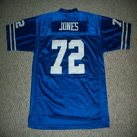 Neintred Ed Previše visoki dres Jones Dallas Custom Stitched Blue Fudbal Nema marki Logos Veličine
