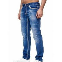 Halloween bavi čišćenja Muška ležerna jesenski traper pamuk tanke pantalone u obliku tih boja Jeans