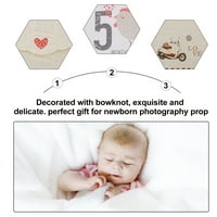 Postavite naljepnice za prekretnice novorođenčad za bebe mjesec ukrasne naljepnice za djecu