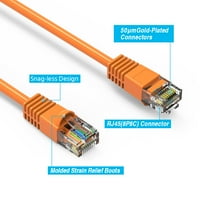 175FT CAT5E UTP Ethernet mreže za podizanje kabela GIGABIT LAN mrežni kabel RJ brzi patch kabel, narandžasta