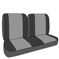 Caltrend Stražnji podijeljeni stražnji i čvrsti jastuk Neosupreme Seat navlake za 2000- Toyota Celica