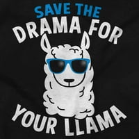 Save Drama Tvoja Llama Nerdy Funny Duks za muškarce ili žene Brisco Marke 2x