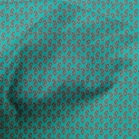 Onuone pamuk poplin tkanina Paisley blok za ispis tkanine pored dvorišta široko