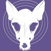 Mrtvi prijatelji Juniors Purple Graphic Tee - Dizajn od strane ljudi s