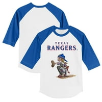 Mladića Tiny Turpap White Royal Texas Rangers Kate 3-rukave Raglan majica
