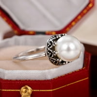 Prsteni nakit Vintage Pearl prsten za žene Modni nakit Popularni dodaci