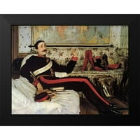 Tissot, James Black Moderni uokvireni muzej Art Print pod nazivom - Pukovnik Frederick Burnaby