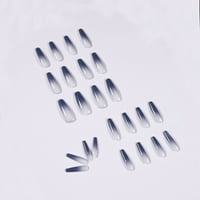 Ktyne srednje dužina Pritisnite nokte s dizajnom štap na noktima za žene umjetno ljepilo na noktima