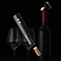 Latady električni vinski vinski otvor za vino za vino Automatski električni vinski čep za čepove sa folijom rezač za punjivu vinski aerator, rezač folije za dom, poklon
