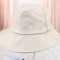 Kašika šešira za žene na otvorenom ljetni šeširi Sklopivi široki podrum, bež